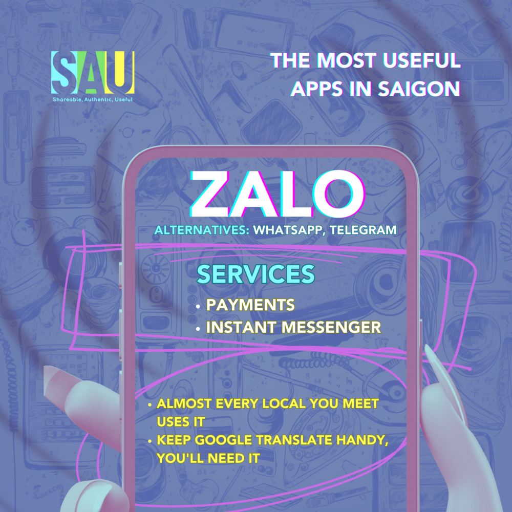 Useful Apps in Saigon: Zalo