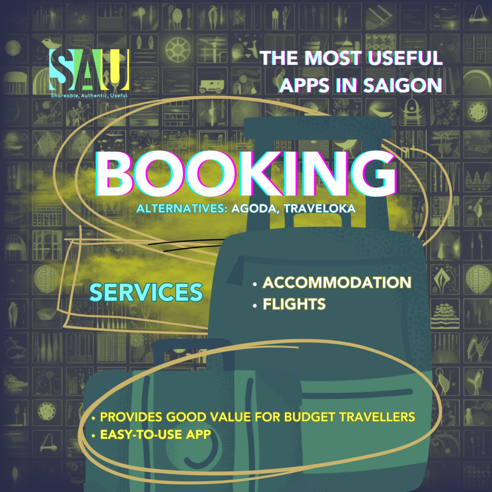 Useful Apps in Saigon: Booking