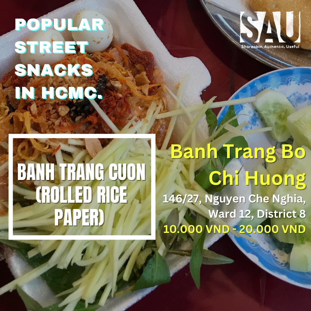 Vietnamese Street Snacks in Ho Chi Minh City - Banh Trang Tron