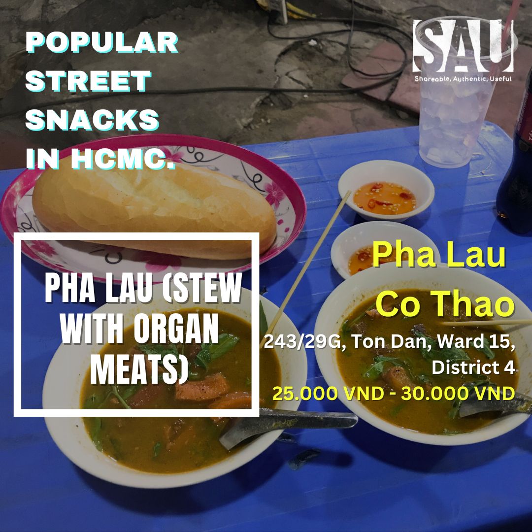 Vietnamese Street Snacks in Ho Chi Minh City - Pha Lau