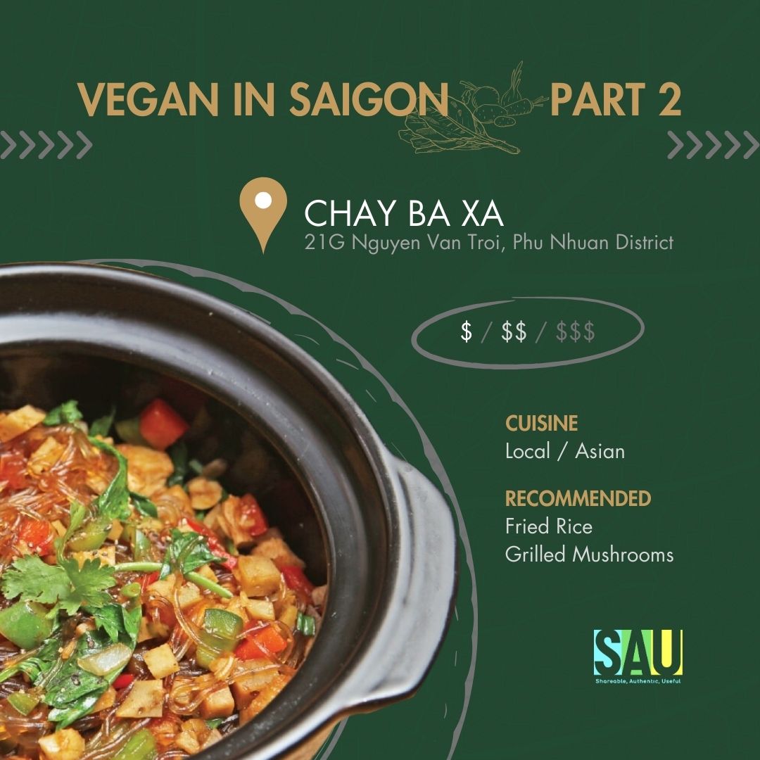 Vegan in Saigon - Chay Ba Xa