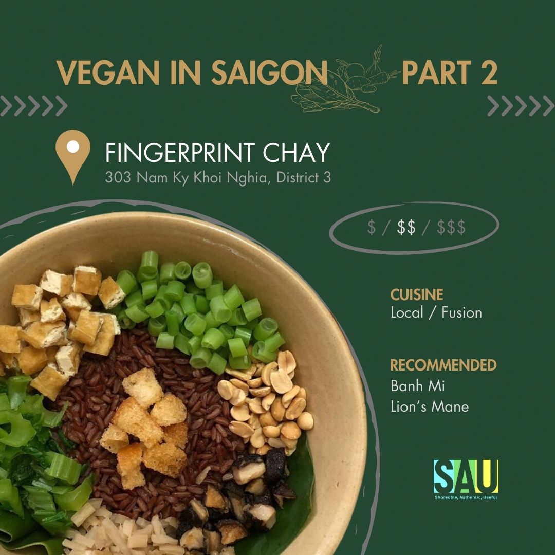 Vegan in Saigon - Fingerprint Chay