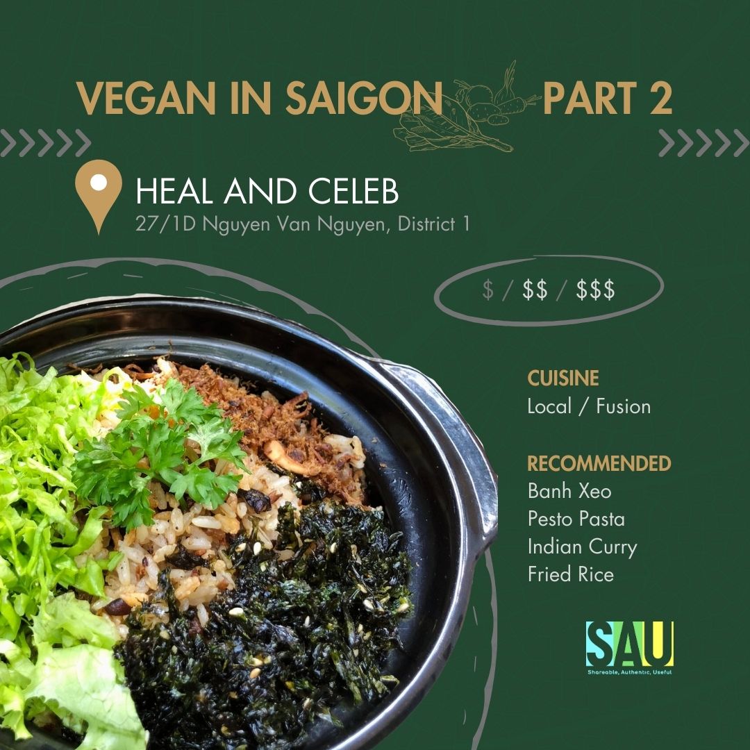 Vegan in Saigon - Heal and Celeb